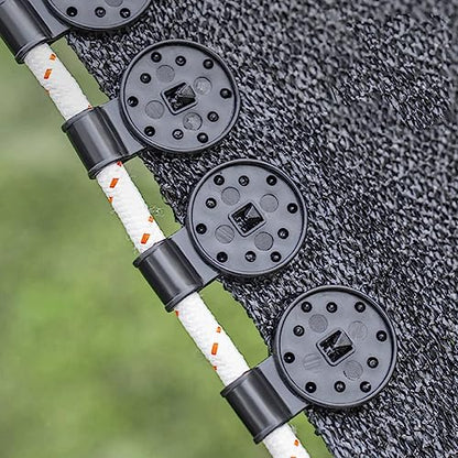 20pcs Shade Cloth Clips,Sunscreen Net Clips Heavy Duty Plastic Lock Grip Sunshade Clip for Greenhouse Outdoor Garden Patio Awning Mesh Fabric Clamp Fix Tarp Clip - color: 20pcs Shade Cloth Clips