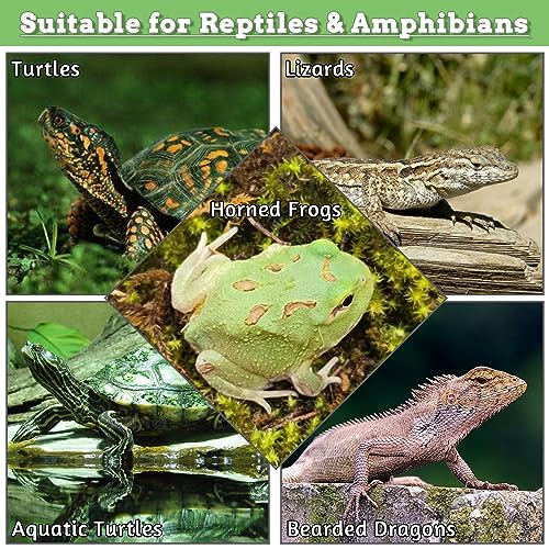 Fhiny Hanging Turtle Basking Platform, Plastic Turtle Dock Basking Area Reptile Floating Dock Climbing Ramp for Aquatic Turtles Tortoise Tank Accessories Decor for Lizard Gecko Hermit Crab