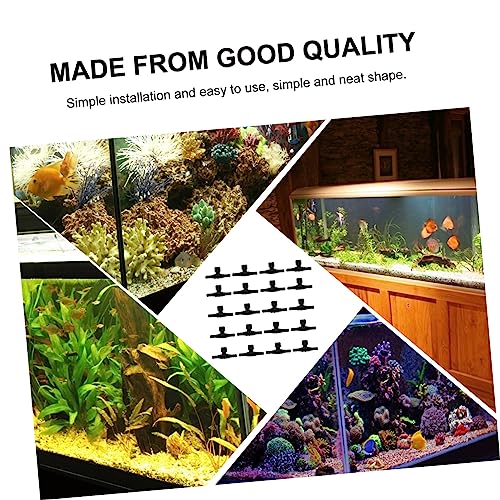 BESPORTBLE 30Pcs Aquarium Valve Oxygen Connector Plastic Fish Tank Breathing Plug Accessory for Air Pump Air for Multiple Fish Tanks