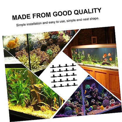 BESPORTBLE 30Pcs Aquarium Valve Oxygen Connector Plastic Fish Tank Breathing Plug Accessory for Air Pump Air for Multiple Fish Tanks
