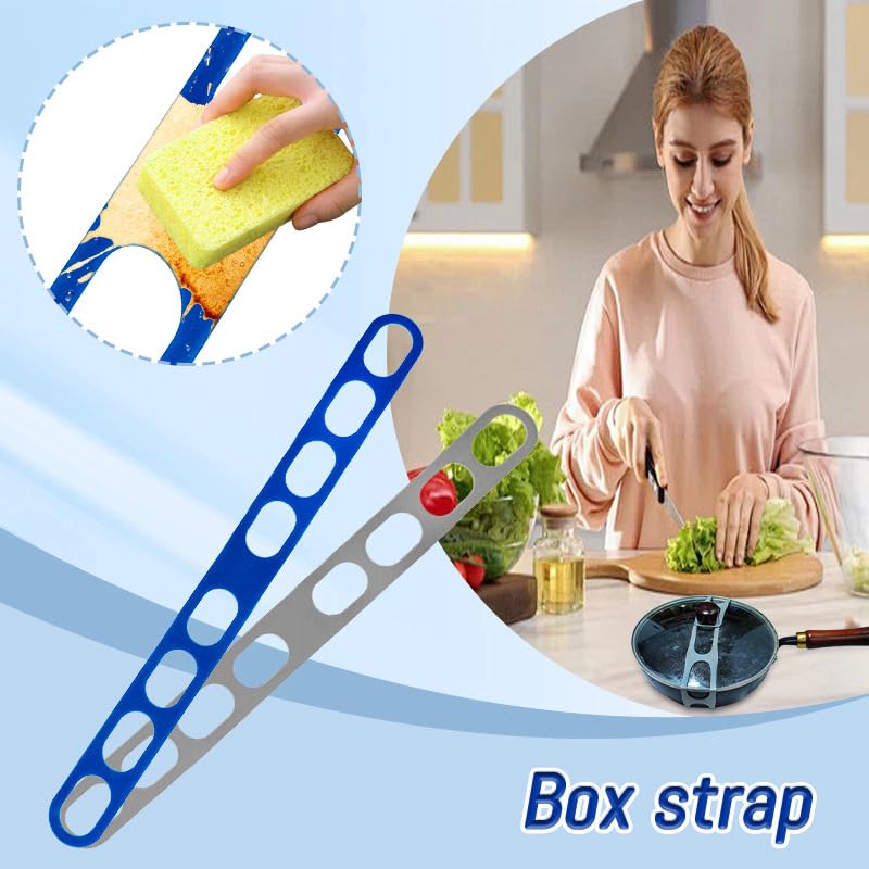 Grey Silicone Lid Straps - 3 Pcs Adjustable Bands for Pots & Pans | Adjustable silicone straps keep lids firmly attached to pots, preventing sliding or loss during storage - color: grey
