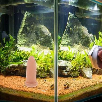 Fish Breeding Cones Cave, Ceramic Angelfish Spawning Barrels with Grid Isolation Spawning Slates Fish Tank Reproduction Ornament Slate Rocks Aquarium,M - size: Medium
