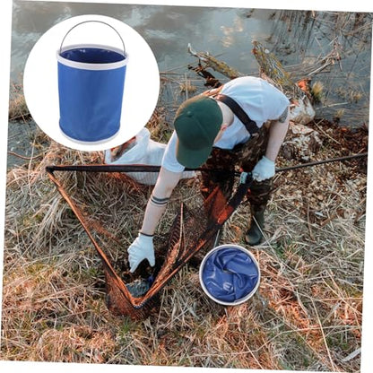 ULTECHNOVO Water Container Portable Folding Bucket for Camping Fishing Car Washing Space-Saving Design Versatile and - for Outdoor Activities