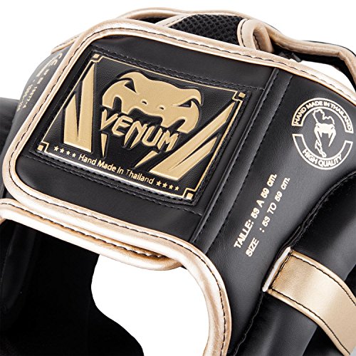 Venum Elite Standup Shin Guards - color: Black/Gold, size: X-Large