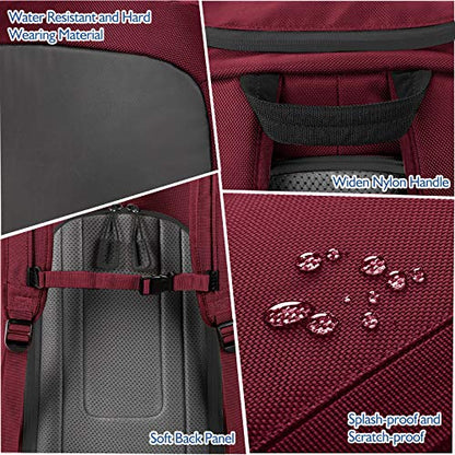 Unigear Ski Boot Bag Backpack 50L/70L for Helmet, Goggles, Skis & Snowboard - color: Red, size: 50L