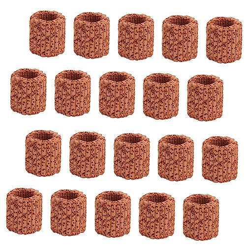 TEHAUX 20pcs Plant Ornament Holders Aquarium Accessories Fish Landscape Accessories Aquarium Ornament Fixed Ring Habitat Suction Cups Fish Tank Fish
