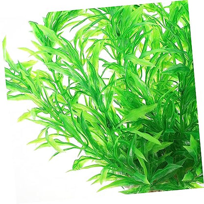 Lifelike Artificial Aquarium Plants Fish Tank Decoration Realistic Aquatic Plant Ornament Safe Plastic Material Compact for Easy Maintenance and Fish Safety
