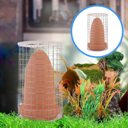 UPKOCH Fish Spawning Bucket with Isolate Net Breeding Cone for Angelfish Shrimp Aquarium Fish Egg Hatching 7.87X4.33X4.33In