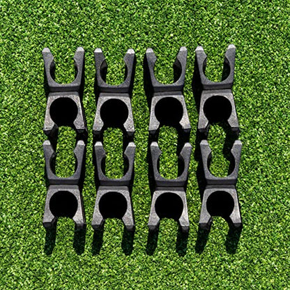 FORZA Agility Poles & Clips | Create Your Own Hurdles - 8 Color Options - color: Red, style: Poles & Clips