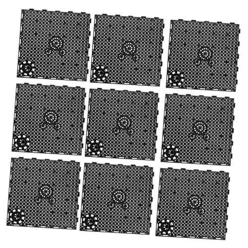 Kisangel 12Pcs Aquarium Divider Board Durable Fish Tank Bottom Trays for Freshwater Filtering Expandable Isolation Plates for Aquatic Supplies and Fish Care