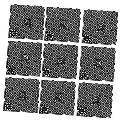 Kisangel 12Pcs Aquarium Divider Board Durable Fish Tank Bottom Trays for Freshwater Filtering Expandable Isolation Plates for Aquatic Supplies and Fish Care