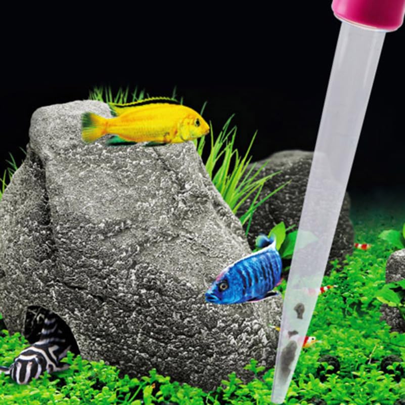 POPETPOP Aquarium Tool 50ml Manual Fish Tank Pipette Moss for Water Change Tank Maintenance