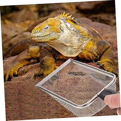 balacoo 2pcs Reptile Litter Scoops Sand Substrate Scoop Shovel for Reptile Terrarium Pet Poop Clean Tool