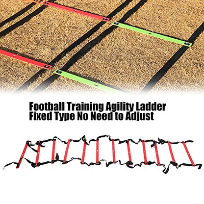 Zetiling Pro 6M Speed Ladder with 12 Non Slip Rungs Training Equipment for Soccer Football HIIT Workout Youth Athletes