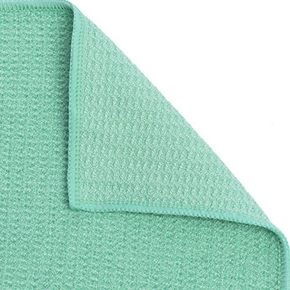 Hot Yoga Towel - Mat-Sized, Microfiber, Super Absorbent, Anti-Slip, Injury Free, 24" x 72" - Best Bikram Yoga Towel - Exercise, Fitness, Pilates Gear - color: Jade Green