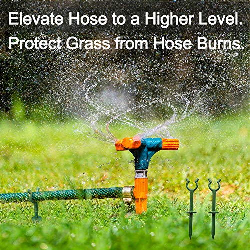 Garden Hose Holder Stake Set of 36 - Durable Plastic fits 3/4 inch Hose Guides for Lawn,Yard & Plant Care, Soaker Hose Support, Kink-Free Watering (Fits 3/4” Hoses) - size: Fit in 3/4'' Hoses, 36pcs