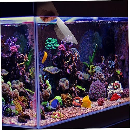 GANAZONO 2pcs Strainer for Aquarium Cleaning Food Grade Mesh Fish Tank Household Use Mesh Safe for Fresh Aquariums Practical Design for Easy Holding