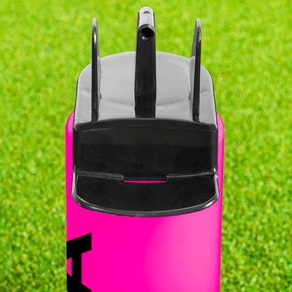 FORZA Team Hygiene Water Bottles – BPA-Free Squeeze Bottles with Contactless Nozzle for Athletes, 1 Litre Capacity (Pack of 20, Pink) - color: Pink, style: Pack of 20