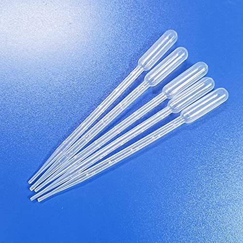 5 Pack Aquarium Test Dropper 5ml (Length 8.4'') Coral Feeder Mini Fish Bowl Fish Feces Transfer Pipettes