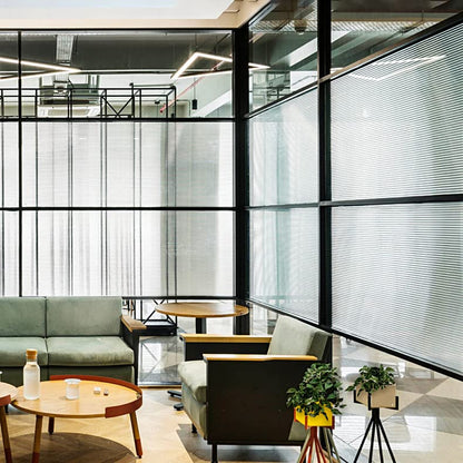 Window Glass Film, Privacy Removable Static Film, 17.5x78.7 Inch - color: B-striped, size: 17.5" x 78.7"
