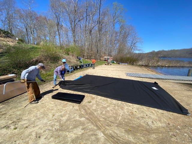 LakeMat-Pro - Lake and Pond Weed Mat for a Natural, Weed-Free Bottom – Easy and Safe Weed Control