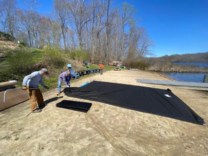 LakeMat-Pro - Lake and Pond Weed Mat for a Natural, Weed-Free Bottom – Easy and Safe Weed Control