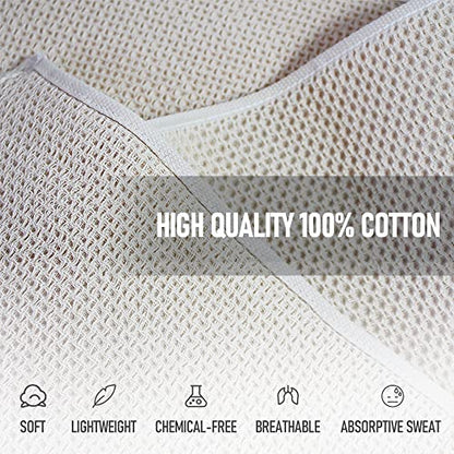 8 Pack Cotton Sports Towel, Gym Towel, Waffle Pattern - size: 8Pcs-4Colors