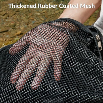 Floating Fish Basket for Live Caught, 10/15 Gallons Foldable Fishing Holder Minnow Bucket Portable Collapsible Fishing Net Storage Cage for Live Fish Bait Live Well
