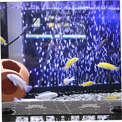 Kisangel 12Pcs Aquarium Divider Board Durable Fish Tank Bottom Trays for Freshwater Filtering Expandable Isolation Plates for Aquatic Supplies and Fish Care