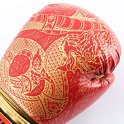 UFC Thai Naga Training Gloves - color: Red, size: 18oz