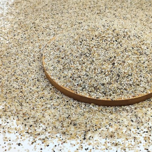 20 lbs Aquarium Sand, 0.6-1.2 mm Aquarium Substrate for Freshwater Fish Tank. Decorative River Rocks Gravel for Fish Tank, Plants Potted, Fire Pits, Candle, Vase and Crafts - color: Mixed, size: 20 LB
