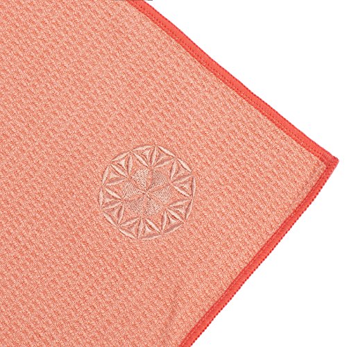 Hot Yoga Towel - Mat-Sized, Microfiber, Super Absorbent, Anti-Slip, Injury Free, 24" x 72" - Best Bikram Yoga Towel - Exercise, Fitness, Pilates Gear - color: Lotus Pink