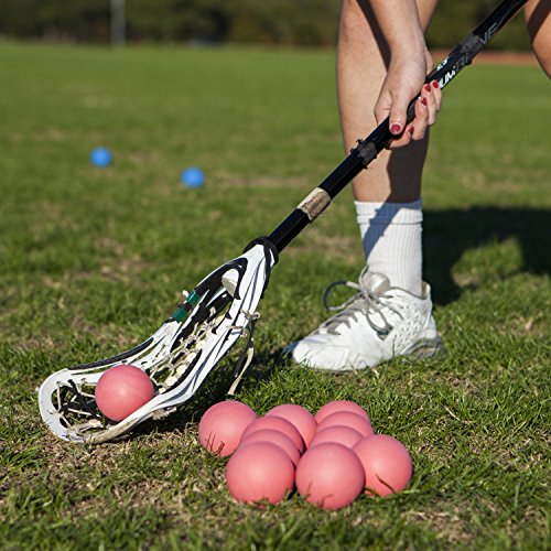 Champion Sports Practice Sponge Lacrosse Balls: Soft Touch for Professional, College & Grade School Indoor Training & Practice - style: Pink (12-Pack) -Indoor Practice Lacrosse Balls