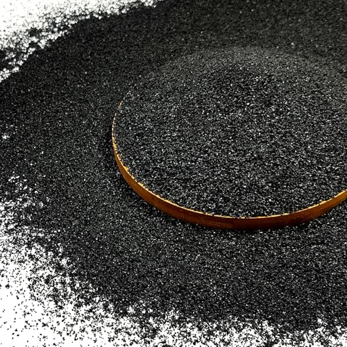 5 lbs Black AquariumSilica Sand. Decorative Aquarium Gravel Substrate for Fish Tank, Plants Potted, Fire Pits, Candle, Vase Filler and Crafts