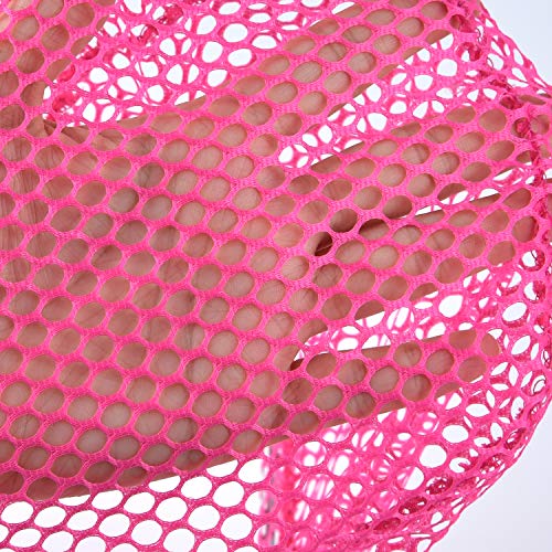 Coopay 2 Pieces Butterflies Fishing Net Catching Bug Floating Bait Beach Nets for Outdoor Playing - color: Blue + Rose Red