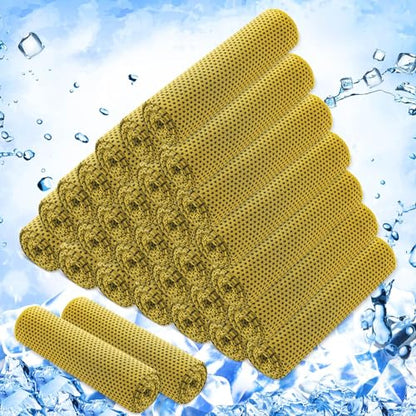 Hosuly 30 Pack Cooling Towels 40"x12" - color: Yellow