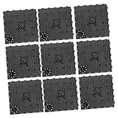 COLLBATH 12pcs Aquarium Bottom Plates Separation Board for Dividing Easy to Install Material for Fish Tank Isolation