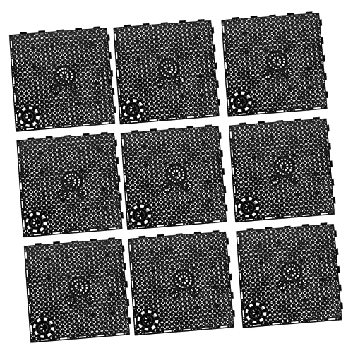 COLLBATH 12pcs Aquarium Bottom Plates Separation Board for Dividing Easy to Install Material for Fish Tank Isolation