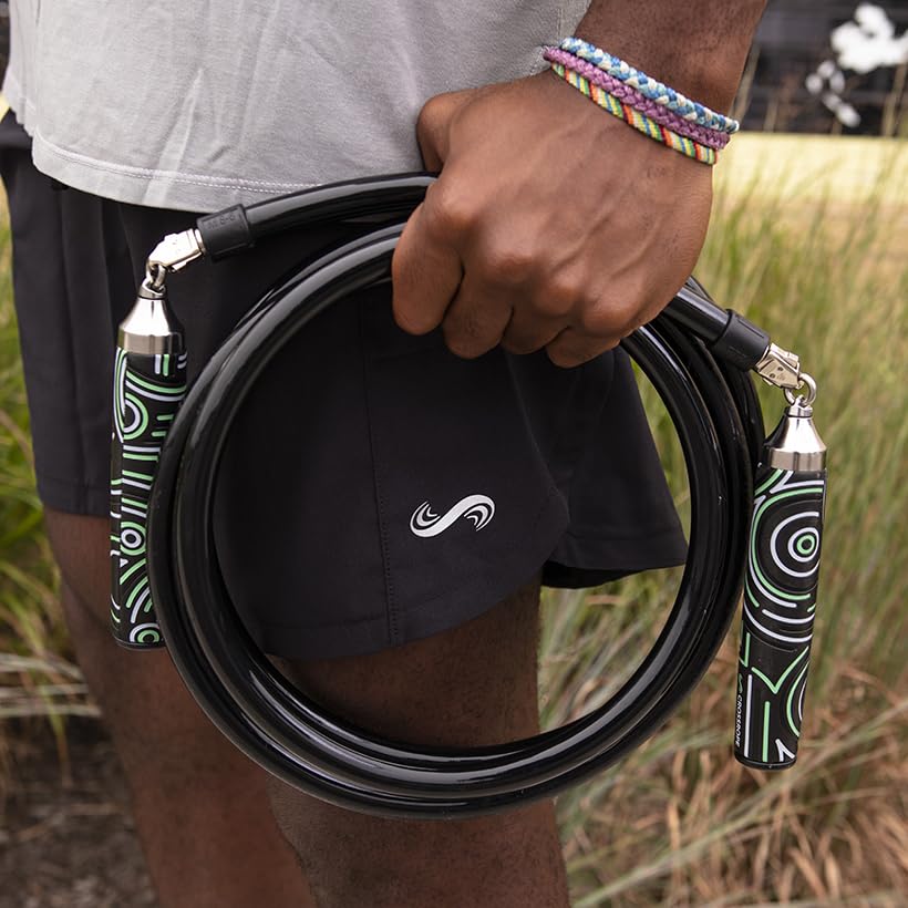 Crossrope Get Strong Weighted Jump Rope Set for Strength - size: L - (5'10.5" - 6'1.5" User Height)