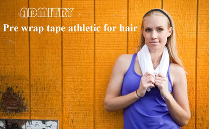 ADMITRY Pre Wrap Tape Athletic,3 Rolls X 22 Yards Black Prewrap - color: Pre Wrap Athletic Tape Black(foam)-3 Rolls