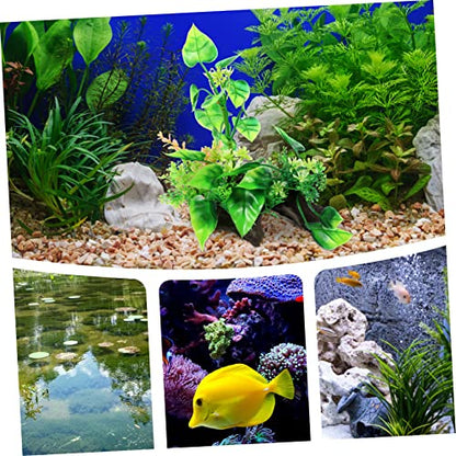 Decorative Aquarium Grass Plant Realistic Compact Fake Plant for Fish Tank Decoration for Desktop Aquariums Underwater Landscape and Easy to Maintain
