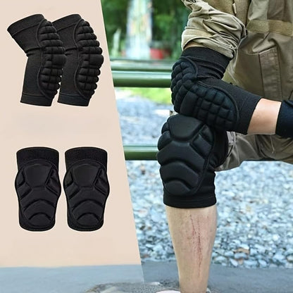 4pcs Universal Men's and Women's Knee and Elbow Equipment Set - Adjustable Cushioning Pads, Made of Moisture-Wicking Fabric - size: Small