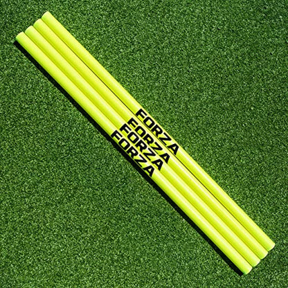 FORZA Agility Poles & Clips | Create Your Own Hurdles - 8 Color Options - color: Yellow, style: Poles Only