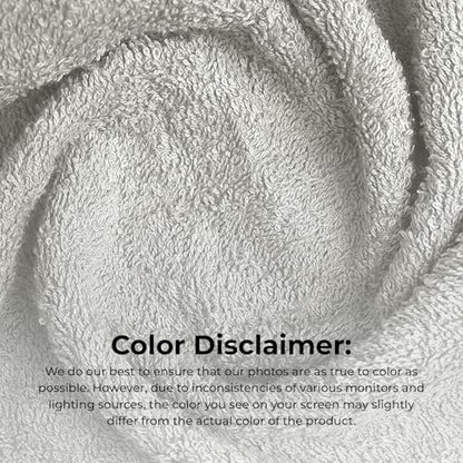 Avalon Towels Salon Towel - Silver Hand Towels Bulk Pack of 24 - 100% Cotton Absorbent Spa, Facial & Gym Towel for Working Out - 16x27 Inches (Not Bleach Proof) - color: Silver