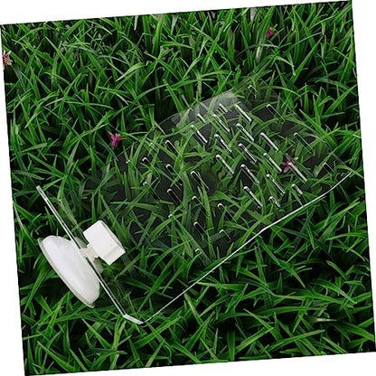 Transparent Turtle Basking Platform Small Climbing Slope for Turtles Reptiles Aquatic Pets Durable Plastic Aquarium Stand for Relaxed Resting Environment