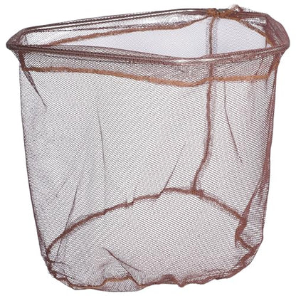 Toddmomy Fishing Landing Net Replacement Nylon Mesh Foldable Stainless Steel Frame 40Cm Triangular Head Portable Tool for Freshwater and Garden Pond Fishing