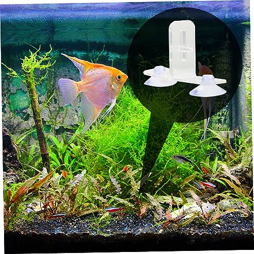 4sets Aquarium Divider Clips Transparent Fish Tank Partition Board for Easy Separation and Secure Living Environment for Pet Fish