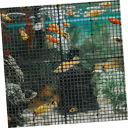 10pcs Aquarium Grid Divider Tray Isolation Panels for Fish Tanks Easy to Cut and Splice for Breeding and Separation of Fish