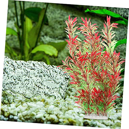 Kisangel 1pc Artificial Aquatic Plant Simulation Water Plant Decoration for Fish Tank Aquarium Ornament Aquarium Vitality Suitable for Fresh and