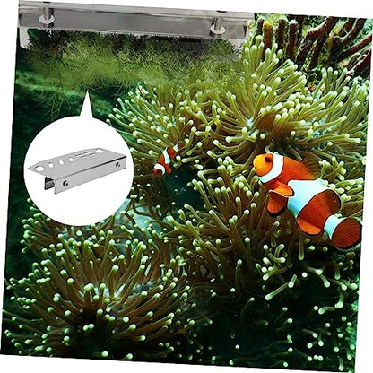 Yardwe 1Pc Aquarium Tool Holder for Fish Tank Cleaning Storage Rack for Scissors Tweezers and Scrapers Lightweight and Easy to Install